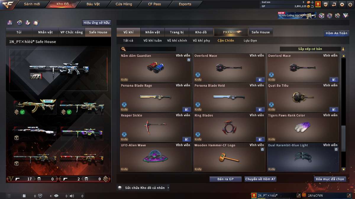 shop acc cf uy tin gia re